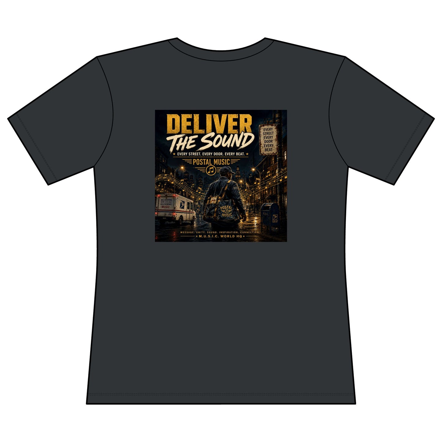 Postal Music — Deliver the Sound — Women's Relaxed T-Shirt
