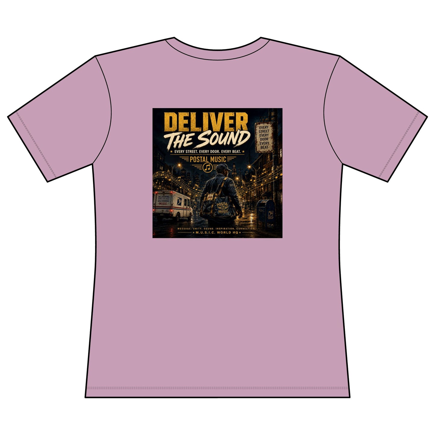 Postal Music — Deliver the Sound — Women's Relaxed T-Shirt