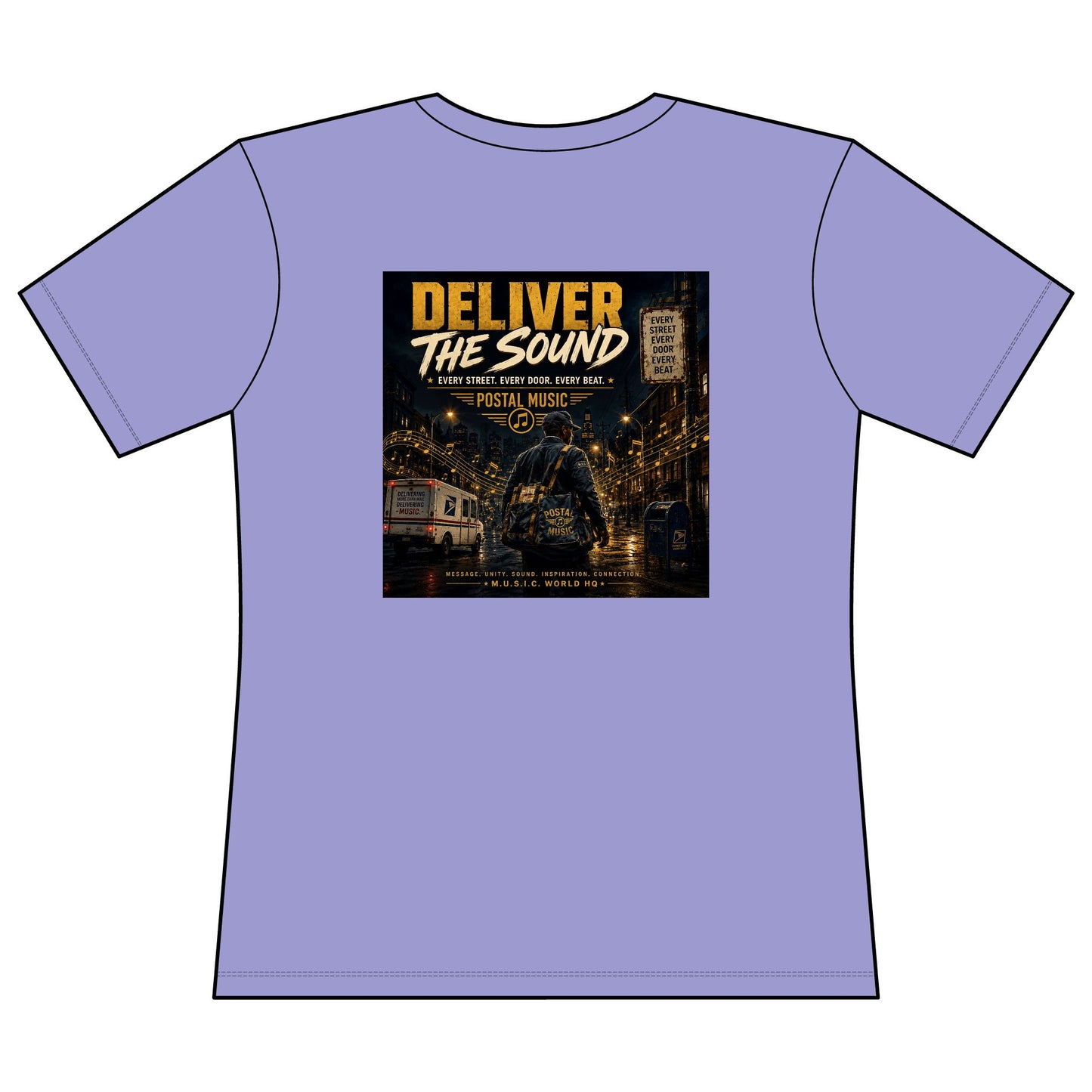 Postal Music — Deliver the Sound — Women's Relaxed T-Shirt