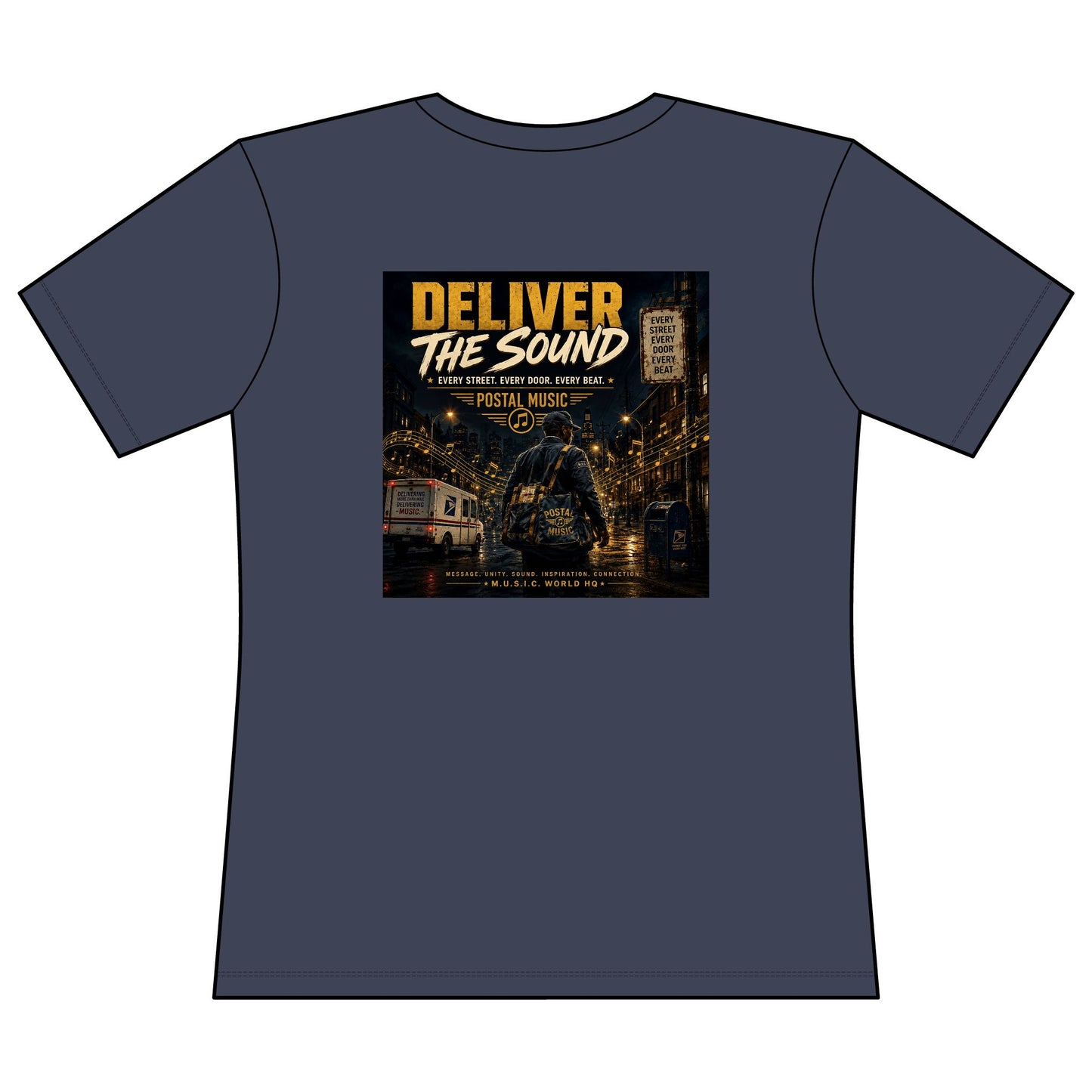 Postal Music — Deliver the Sound — Women's Relaxed T-Shirt