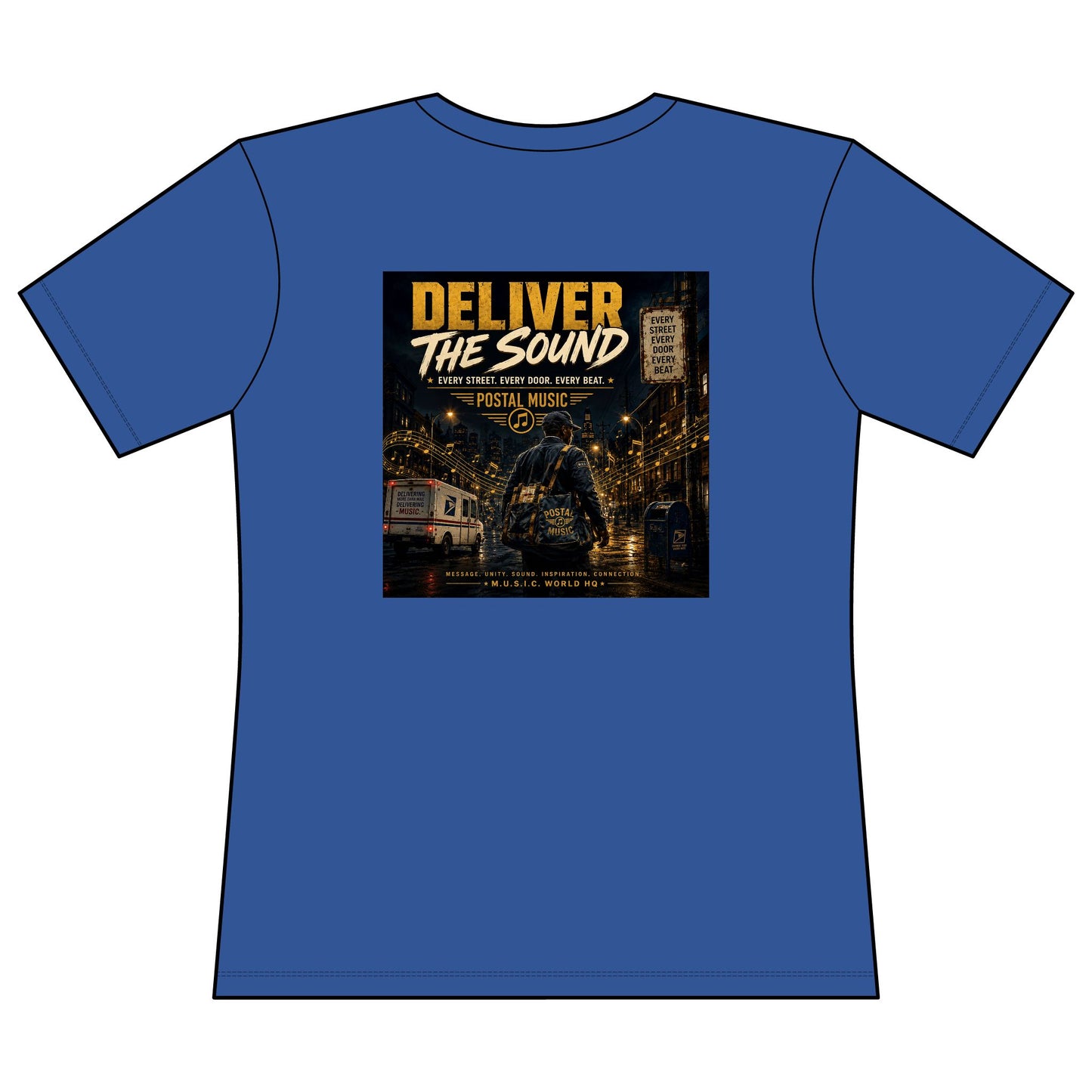 Postal Music — Deliver the Sound — Women's Relaxed T-Shirt