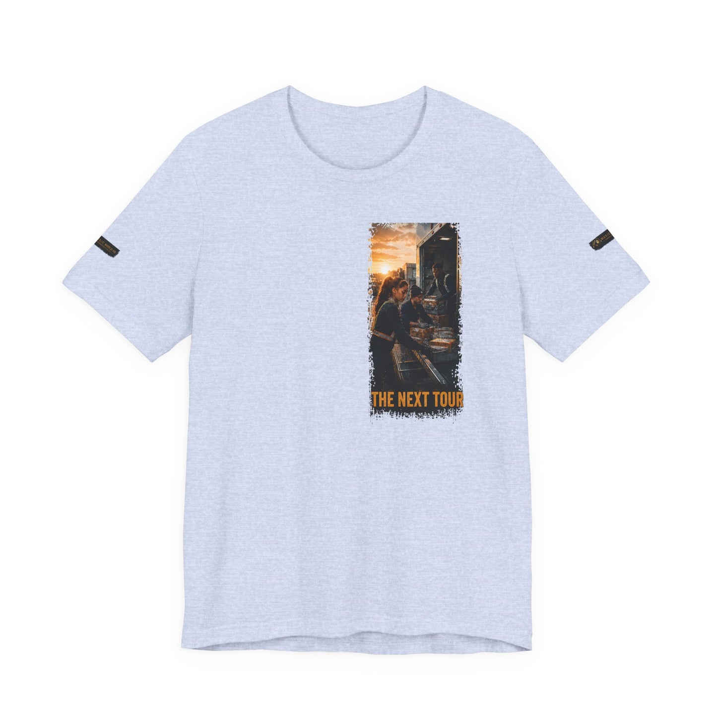 Postal Music — The Next Tour Premium Unisex T-Shirt — Color Group 5 of 11