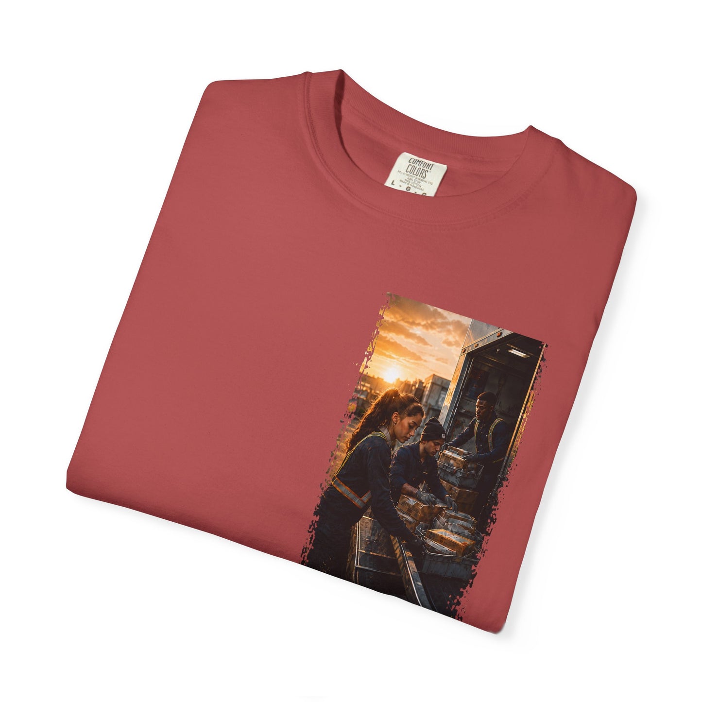 Postal Music — The Next Tour Garment-Dyed T-Shirt — Color Group 2 of 4