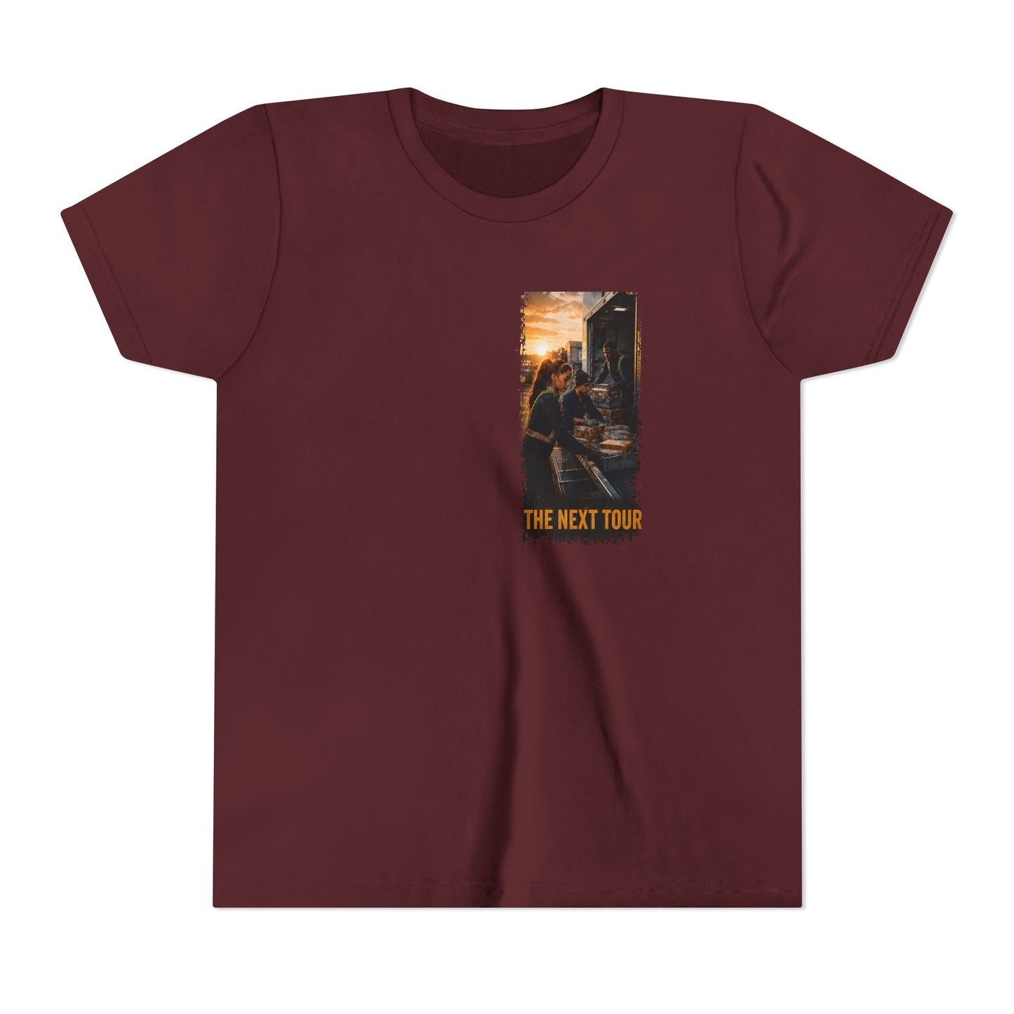Postal Music — The Next Tour Youth T-Shirt — Color Group 1 of 2