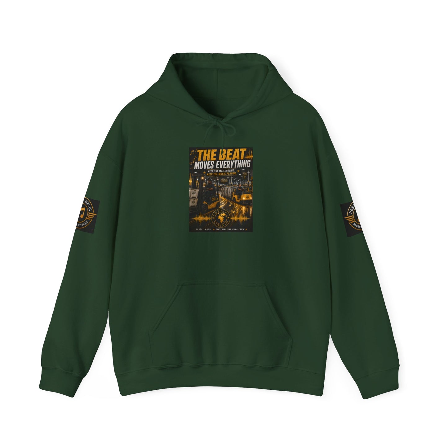 The Beat Moves Everything — Men's Hoodie | Postal Music