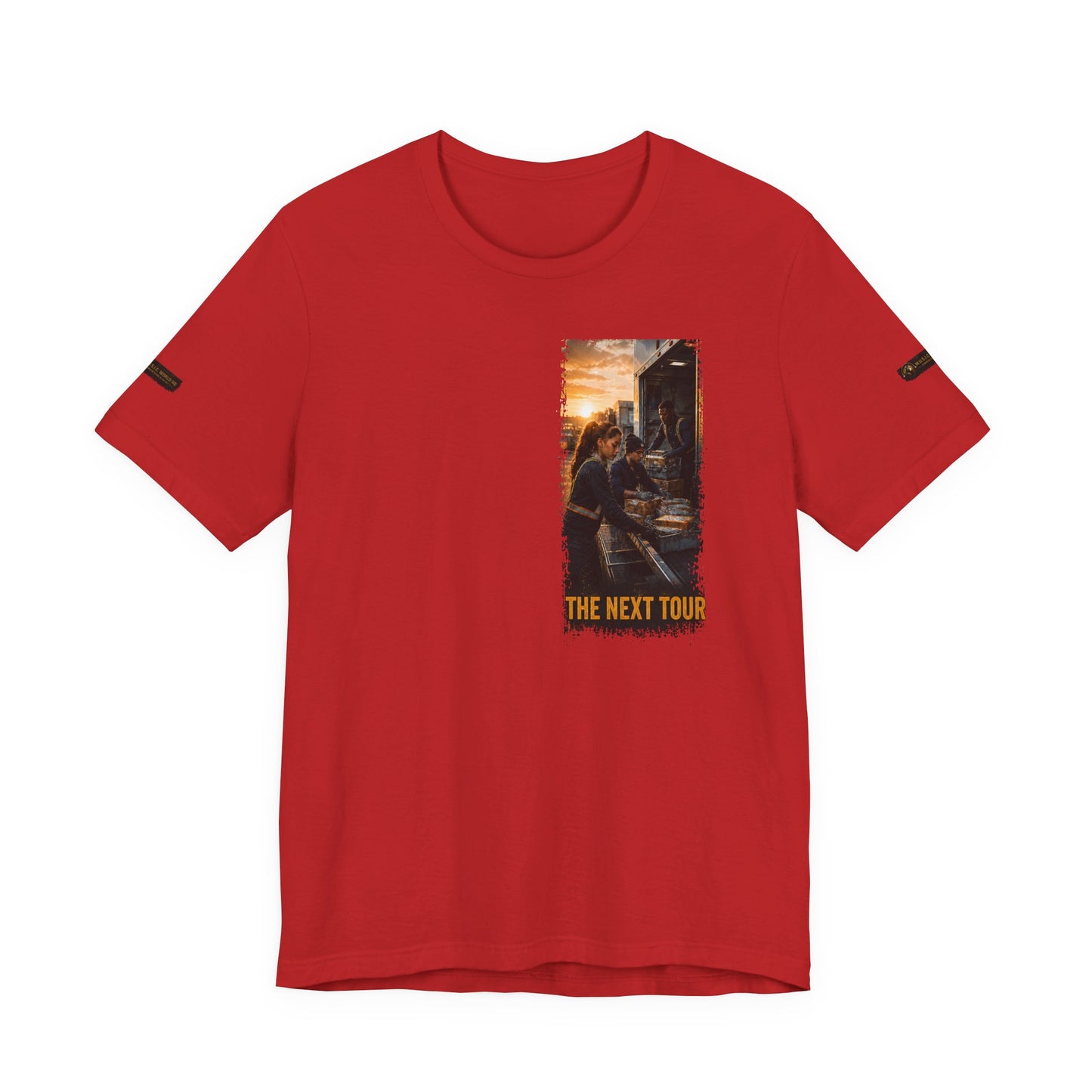 Postal Music — The Next Tour Premium Unisex T-Shirt — Color Group 9 of 11