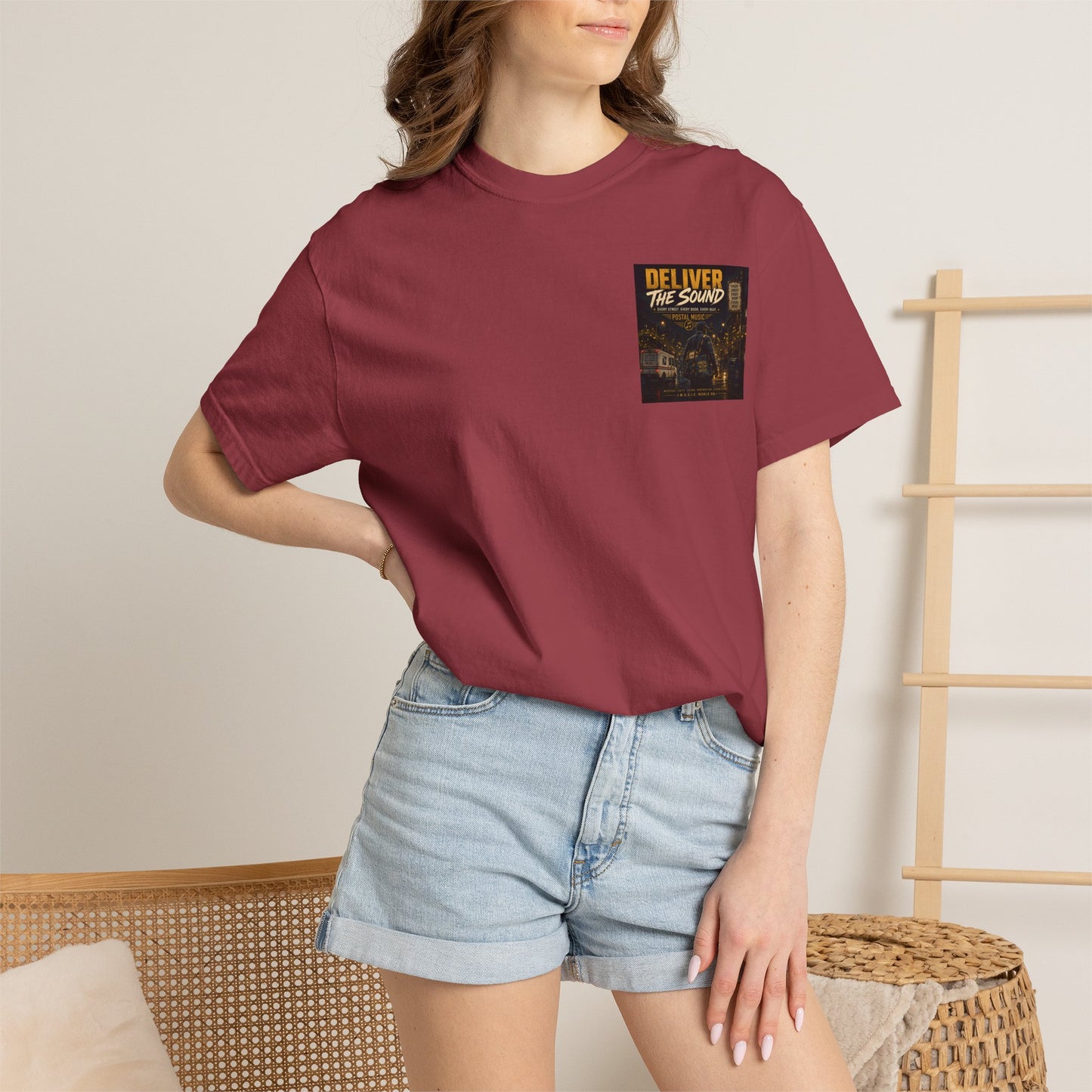 Postal Music — Deliver the Sound — Garment-Dyed T-Shirt