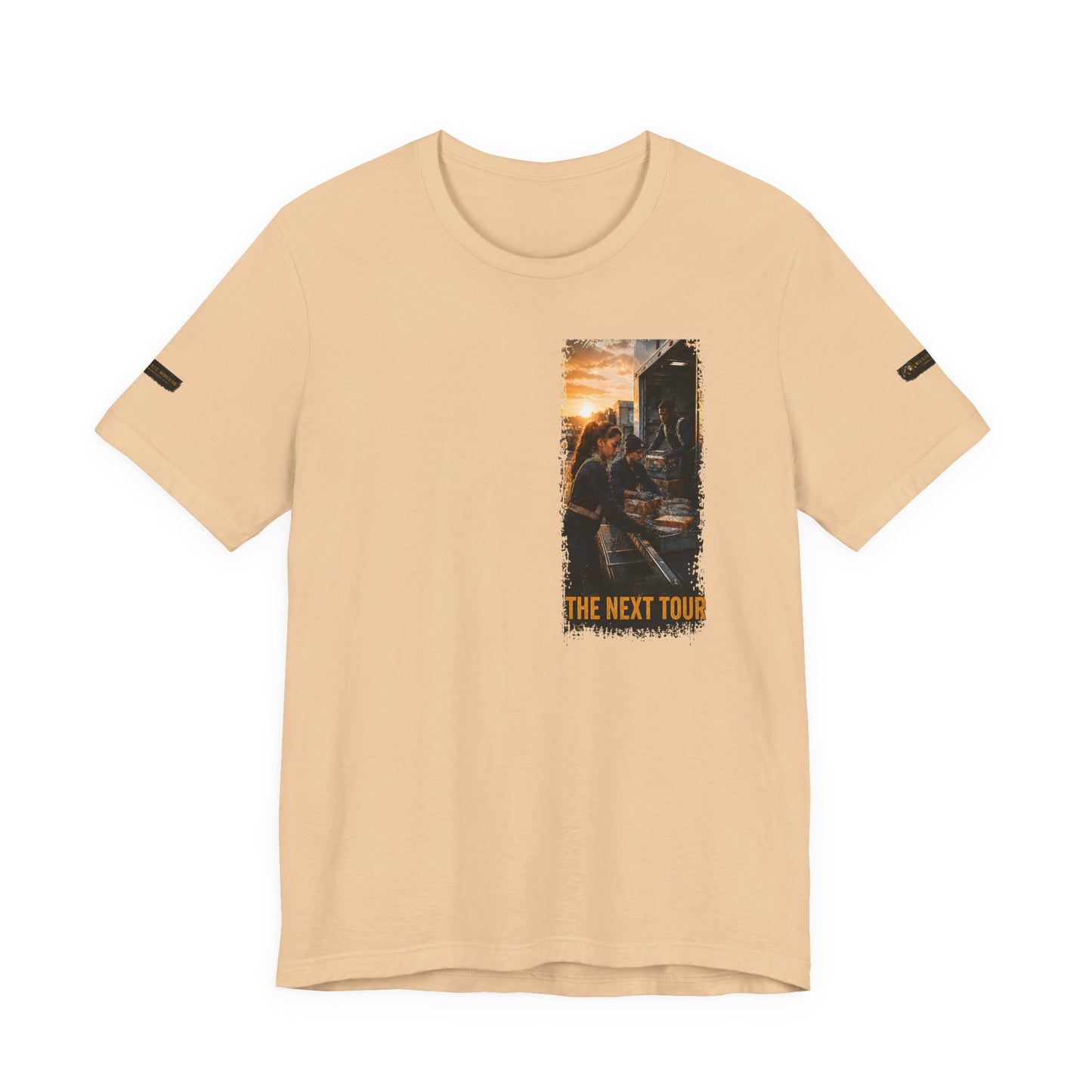 Postal Music — The Next Tour Premium Unisex T-Shirt — Color Group 9 of 11