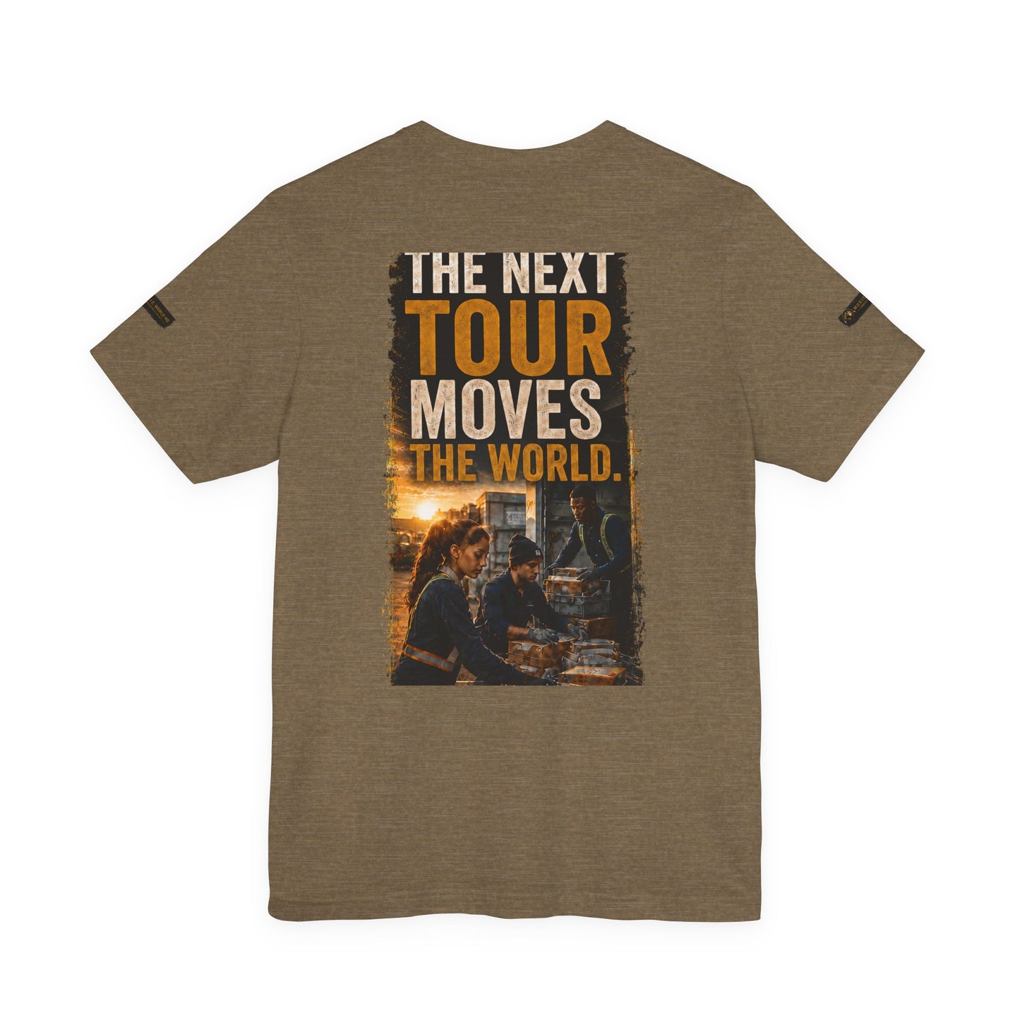 Postal Music — The Next Tour Premium Unisex T-Shirt — Color Group 5 of 11