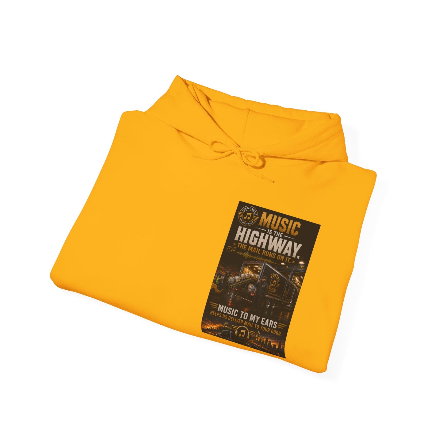 Postal Music — Music Is the Highway — Core Pullover Hoodie