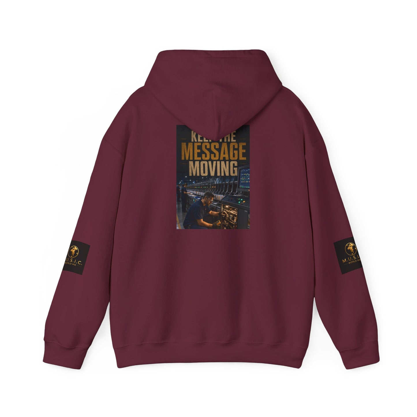 Postal Music — Keep the Message Moving — Core Pullover Hoodie