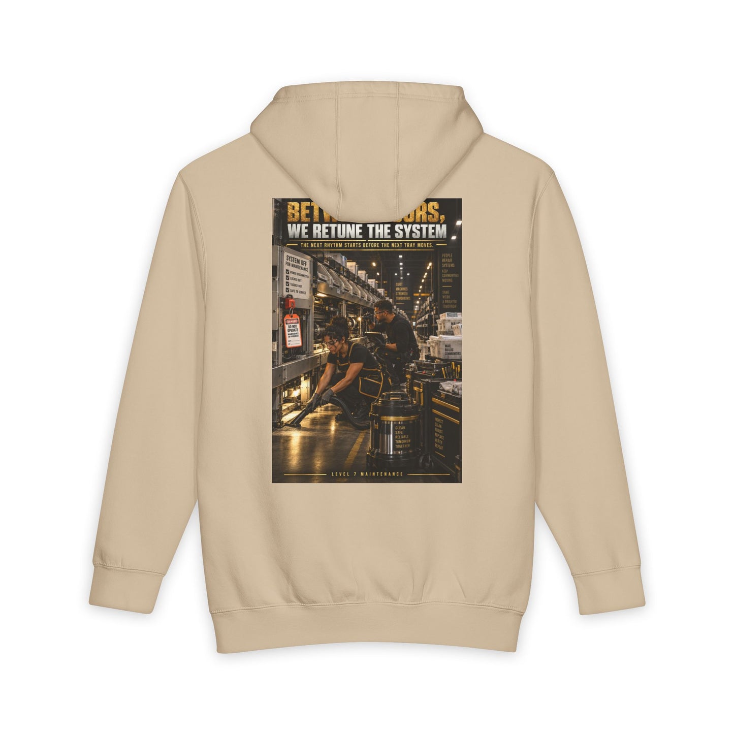 Postal Music - Between Tours, We Retune the System - Heavyweight Pullover Hoodie