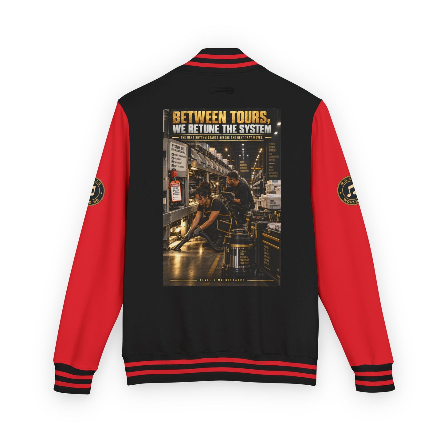 Postal Music - Between Tours, We Retune the System - Heavyweight Letterman Jacket