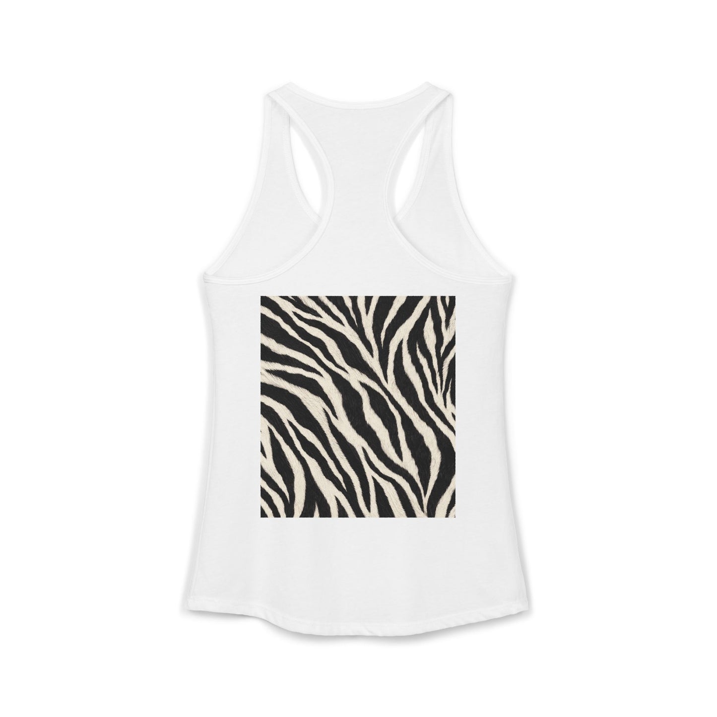 Wild By Design - Plain's Zebra Women's Ideal Racerback Tank
