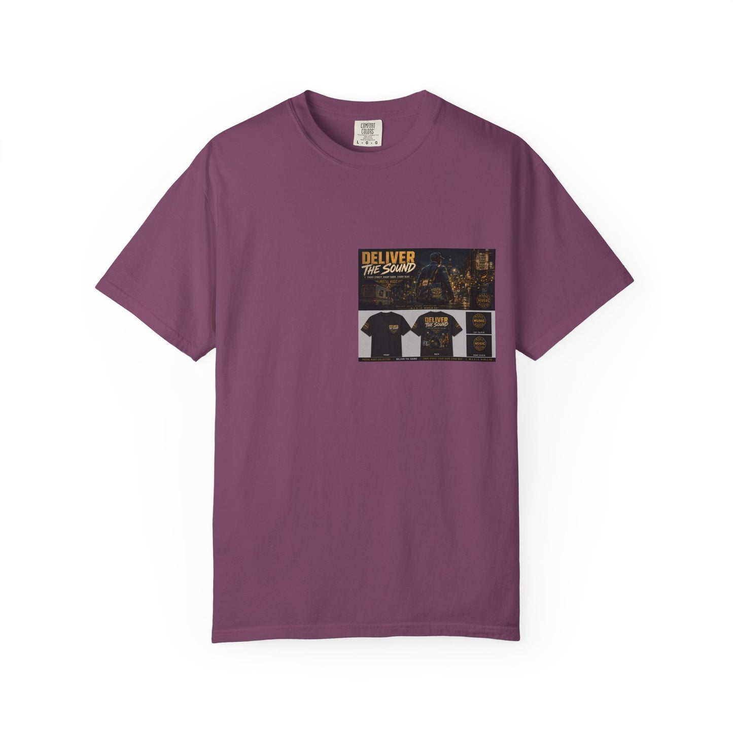 Postal Music — Deliver the Sound — Garment-Dyed T-Shirt