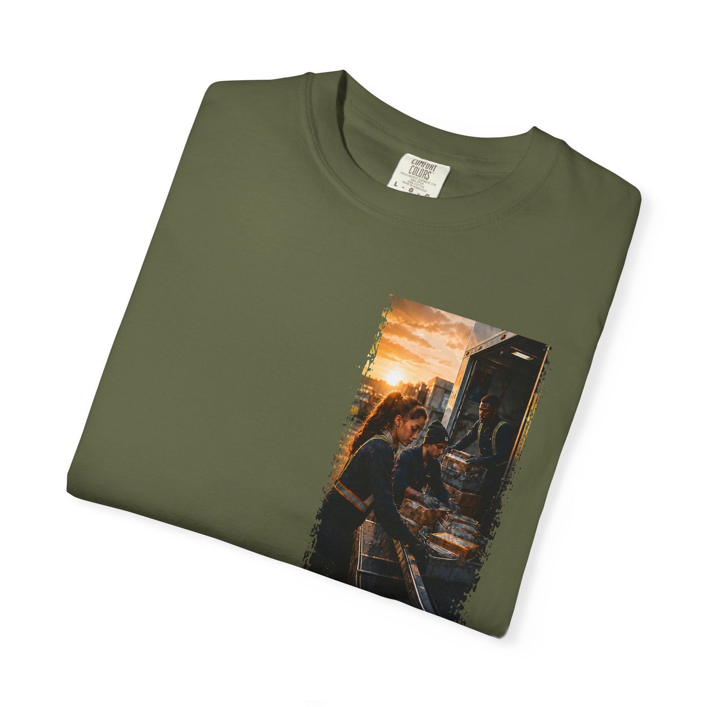 Postal Music — The Next Tour Garment-Dyed T-Shirt — Color Group 2 of 4
