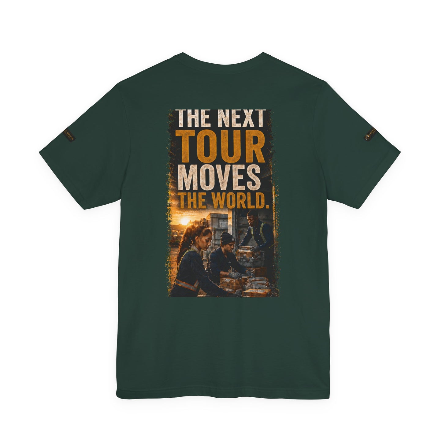 Postal Music — The Next Tour Premium Unisex T-Shirt — Color Group 3 of 11
