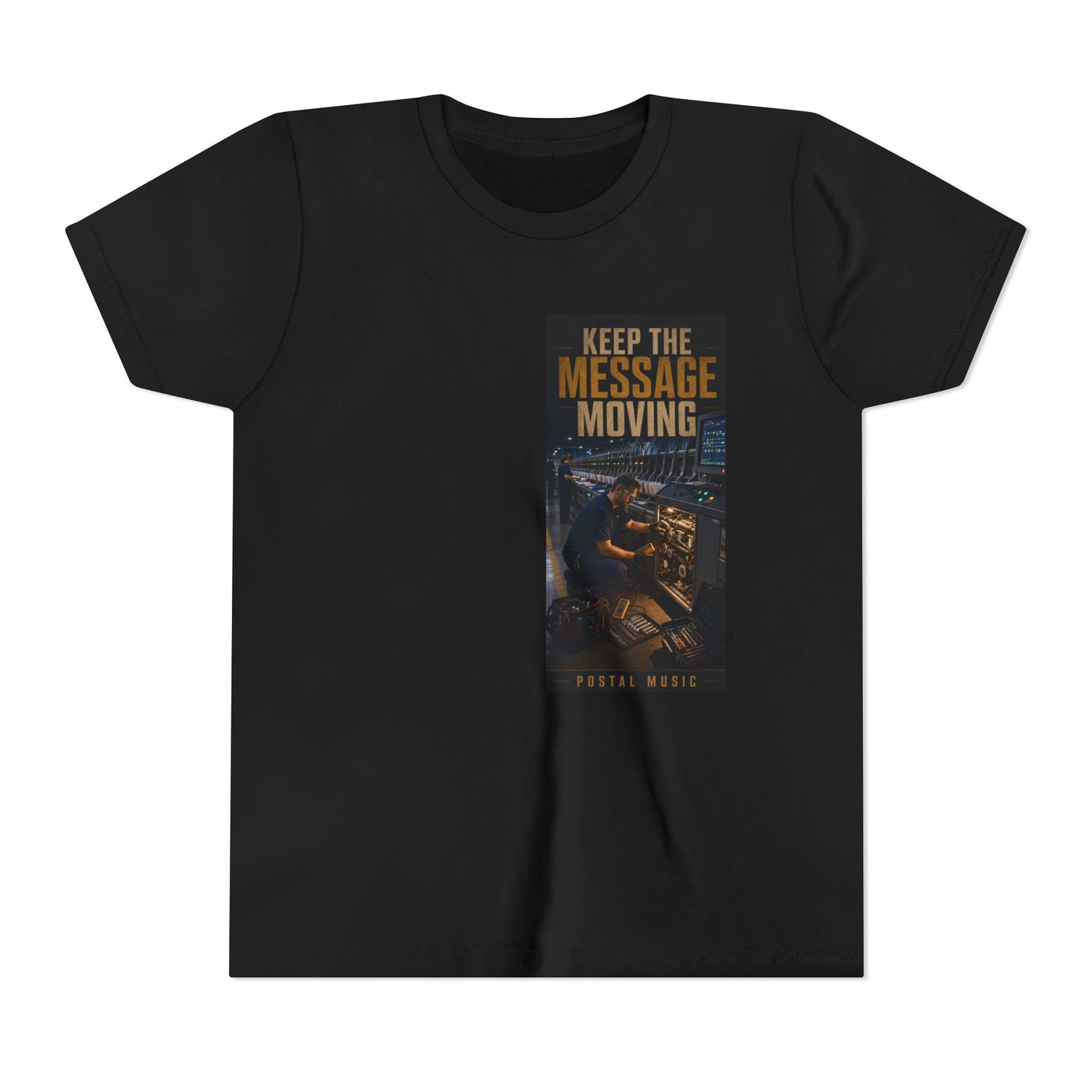 Postal Music — Keep the Message Moving — Youth T-Shirt