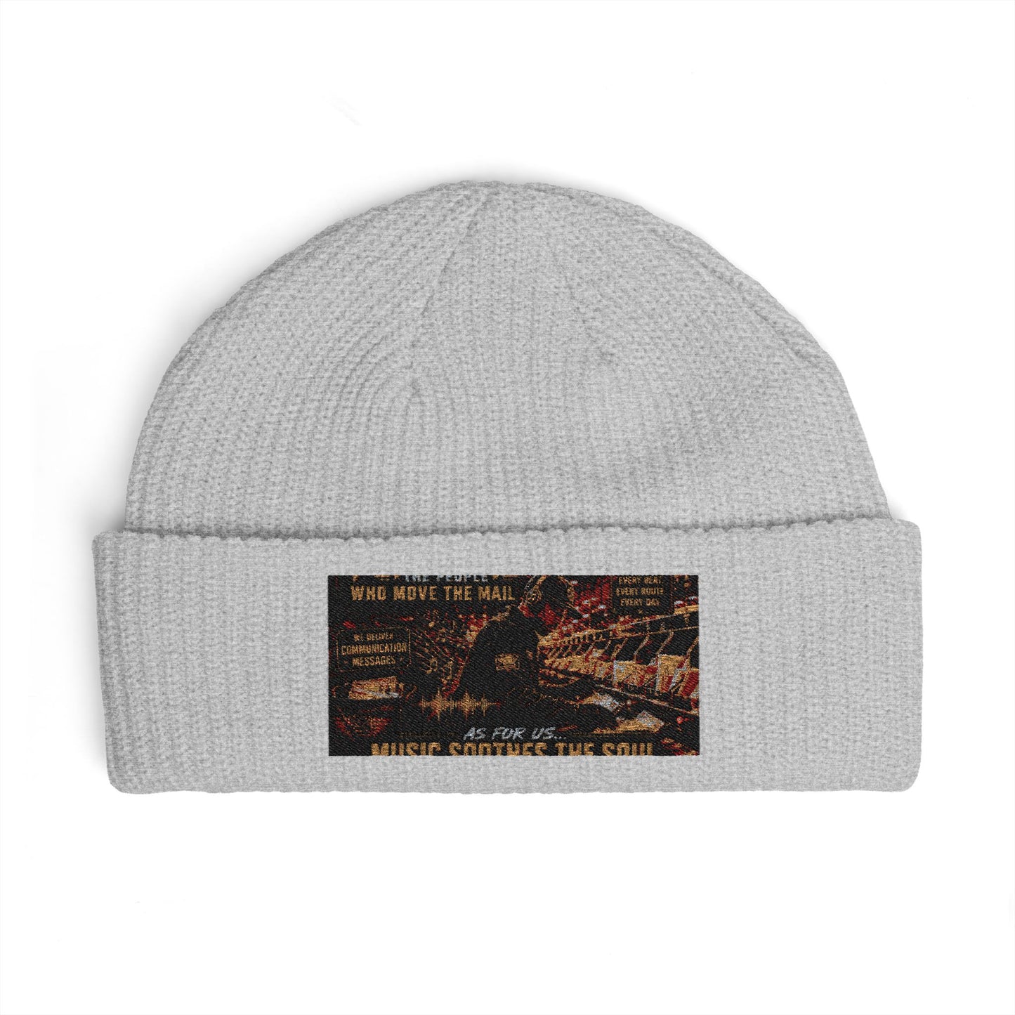 Postal Music — Music Powers the People — Knit Beanie
