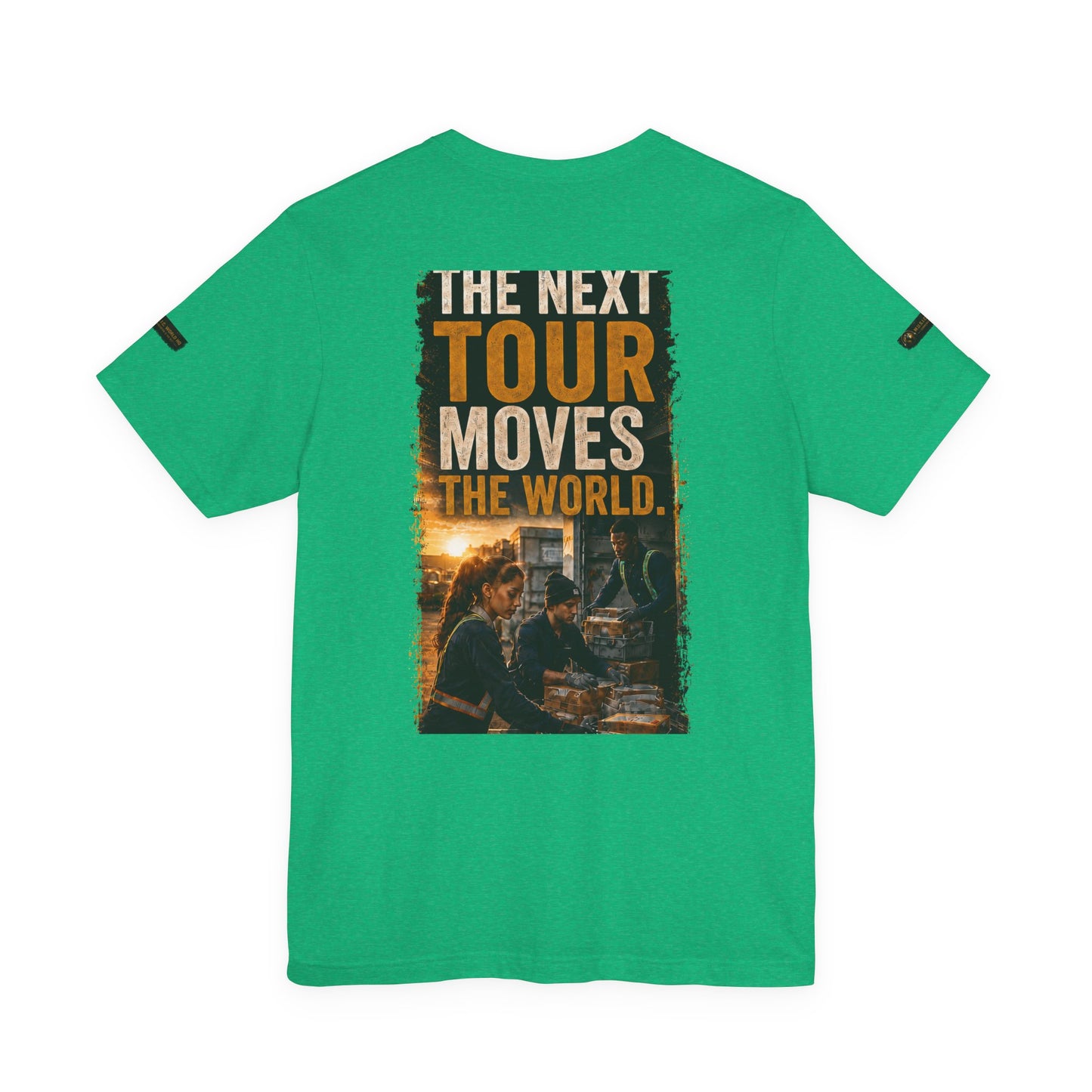 Postal Music — The Next Tour Premium Unisex T-Shirt — Color Group 4 of 11