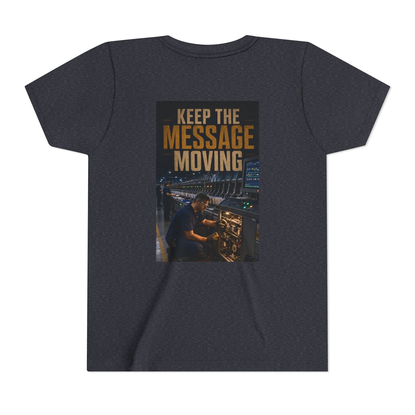 Postal Music — Keep the Message Moving — Youth T-Shirt