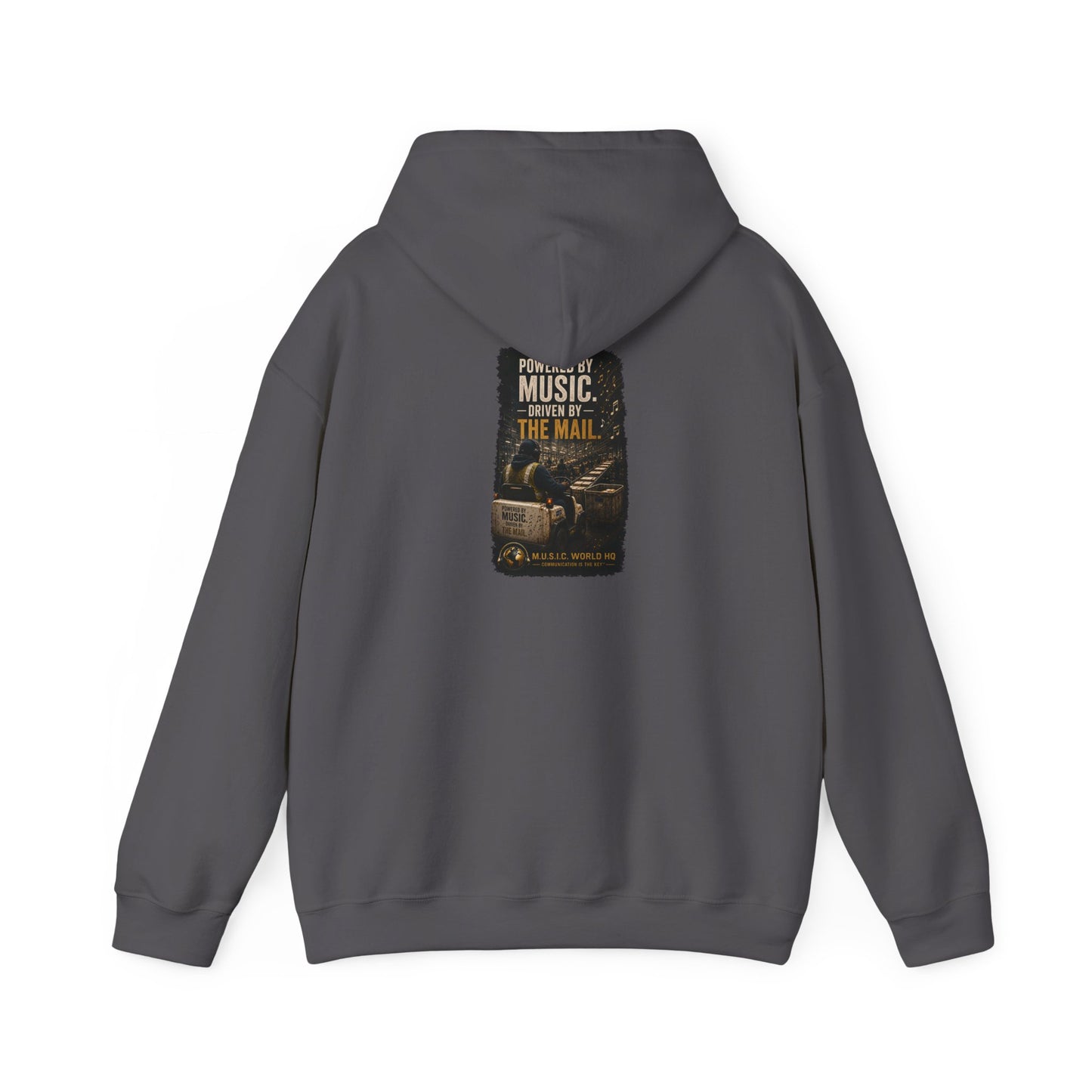 Postal Music - Powered by Music Hoodie - Colorways A1b