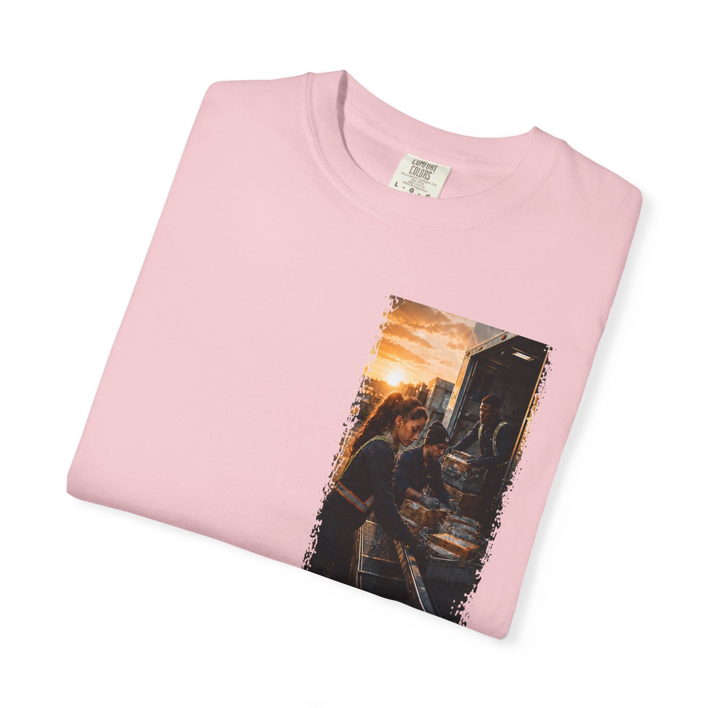 Postal Music — The Next Tour Garment-Dyed T-Shirt — Color Group 1 of 4