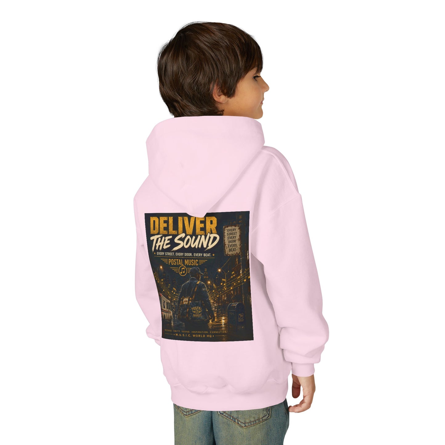 Postal Music — Deliver the Sound — Youth Hoodie
