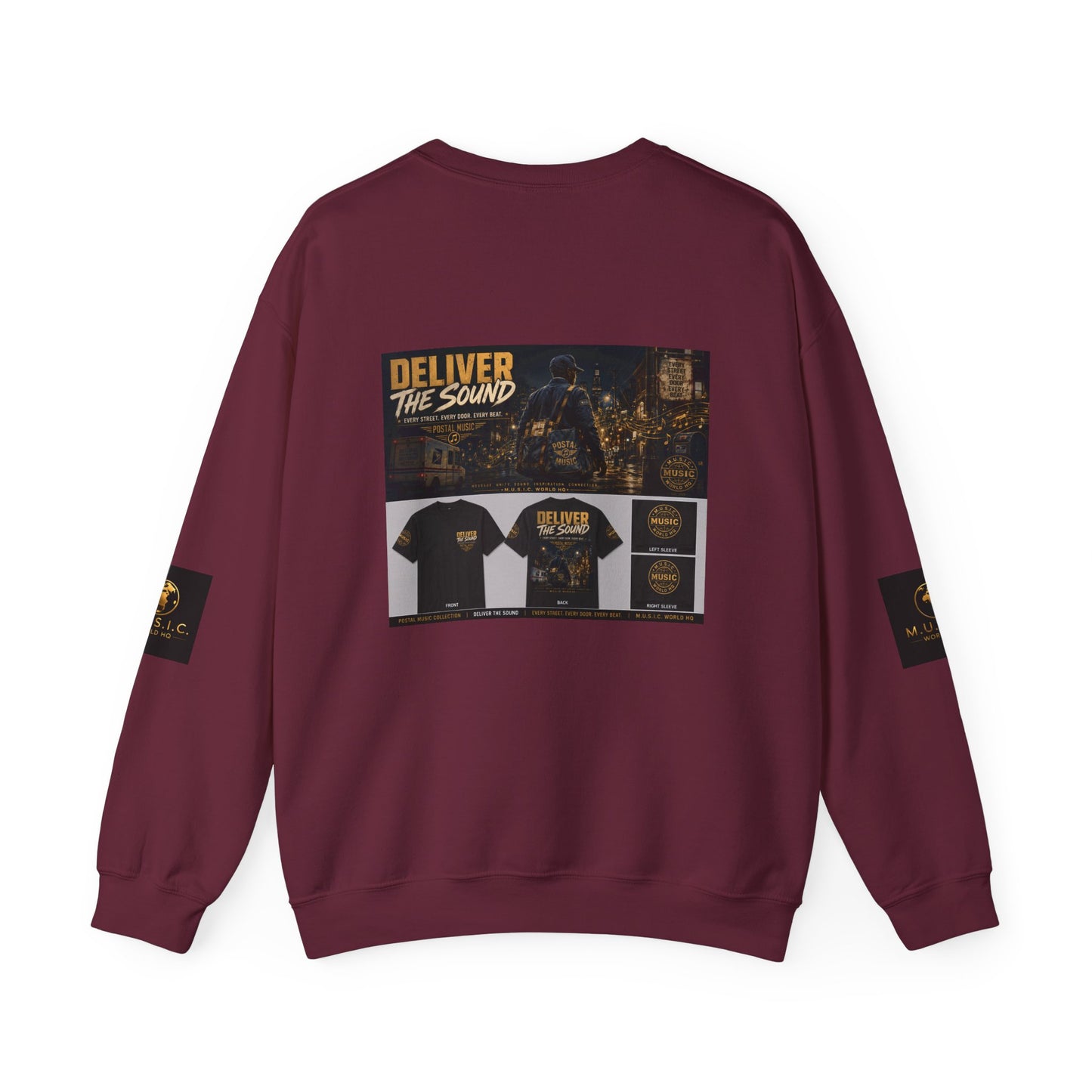Postal Music — Deliver the Sound — Core Crewneck Sweatshirt