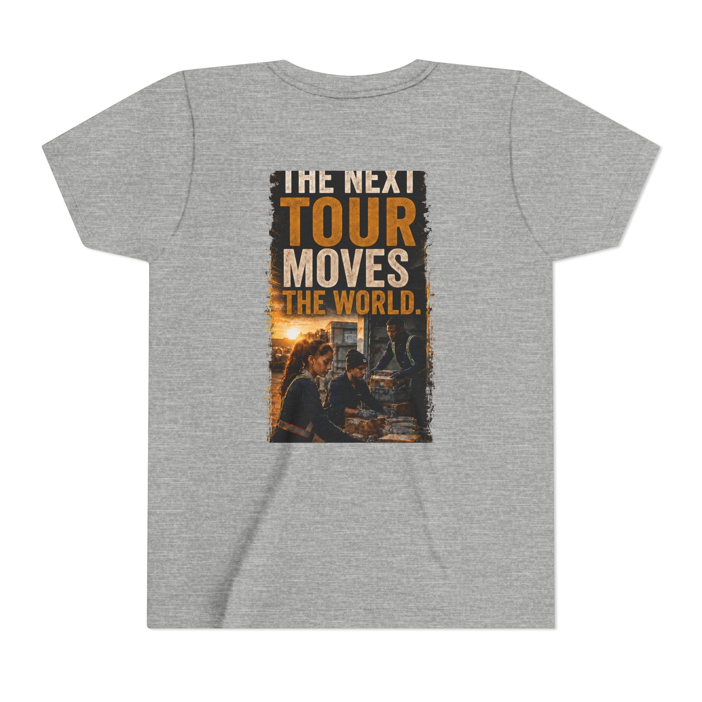 Postal Music — The Next Tour Youth T-Shirt — Color Group 1 of 2