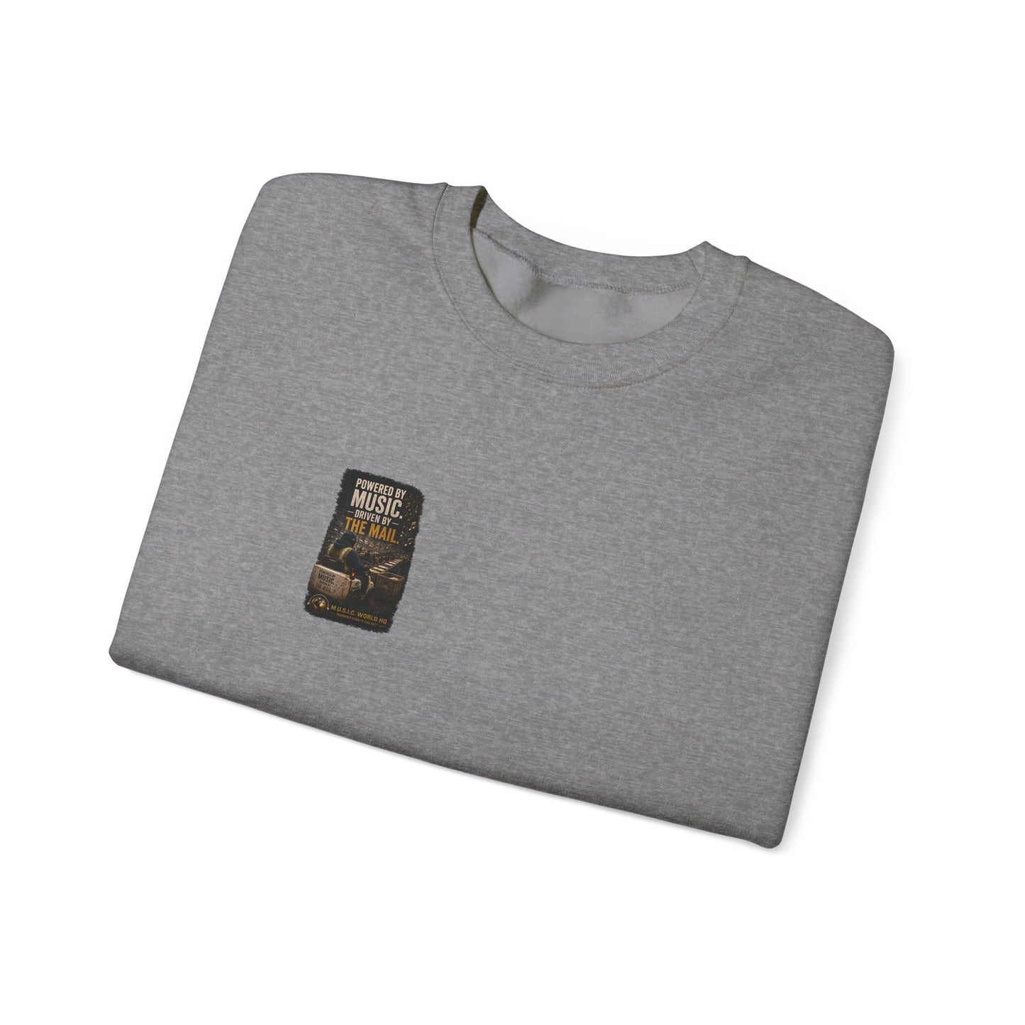 Postal Music - Powered by Music Crewneck Sweatshirt - Colorways B