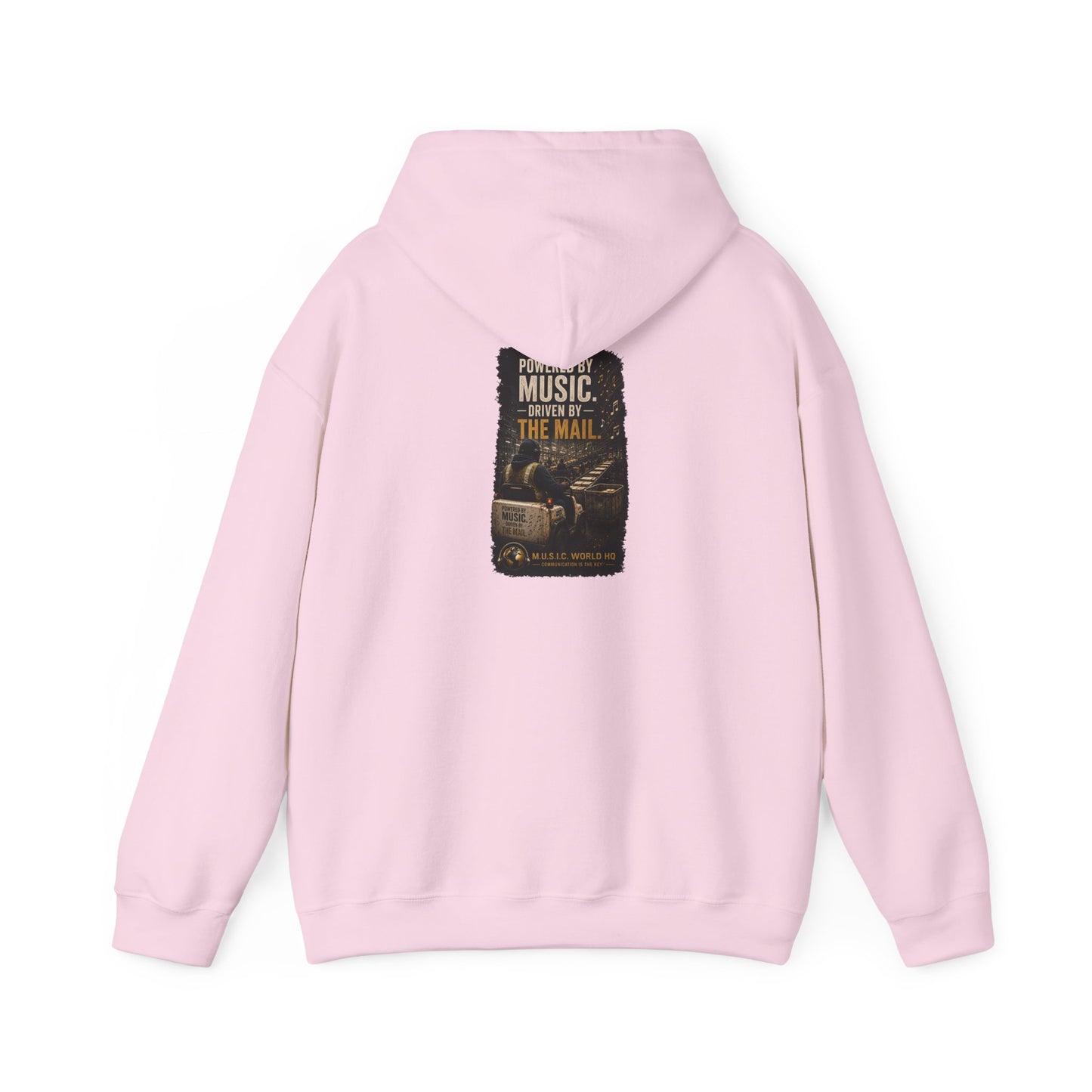 Postal Music - Powered by Music Hoodie - Colorways B