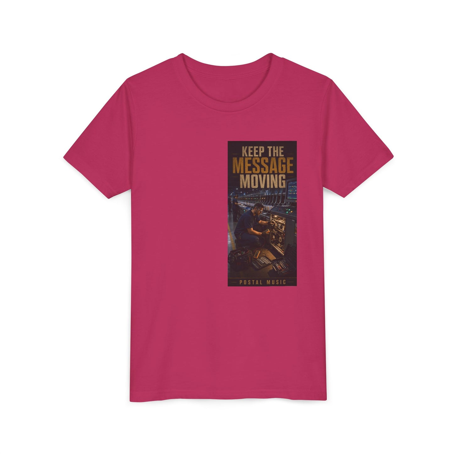 Postal Music — Keep the Message Moving — Youth T-Shirt