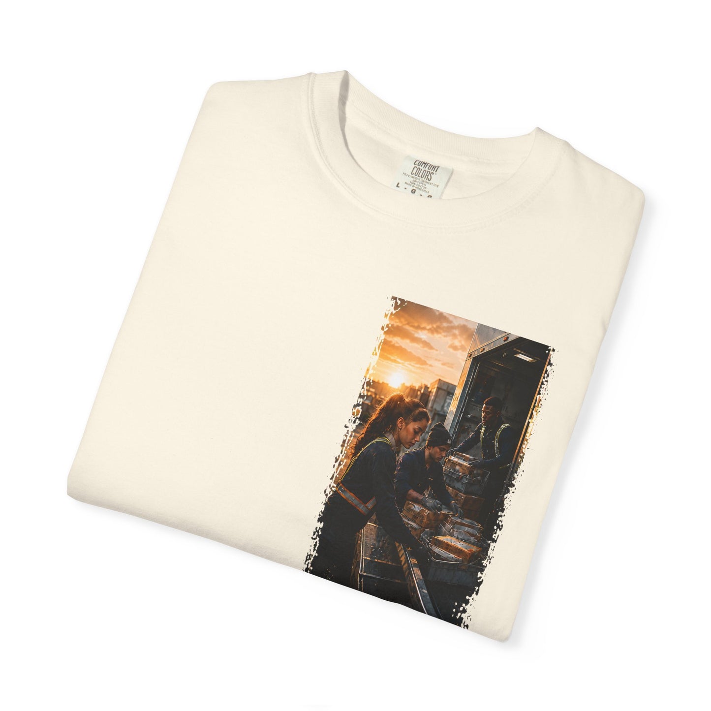 Postal Music — The Next Tour Garment-Dyed T-Shirt — Color Group 3 of 4