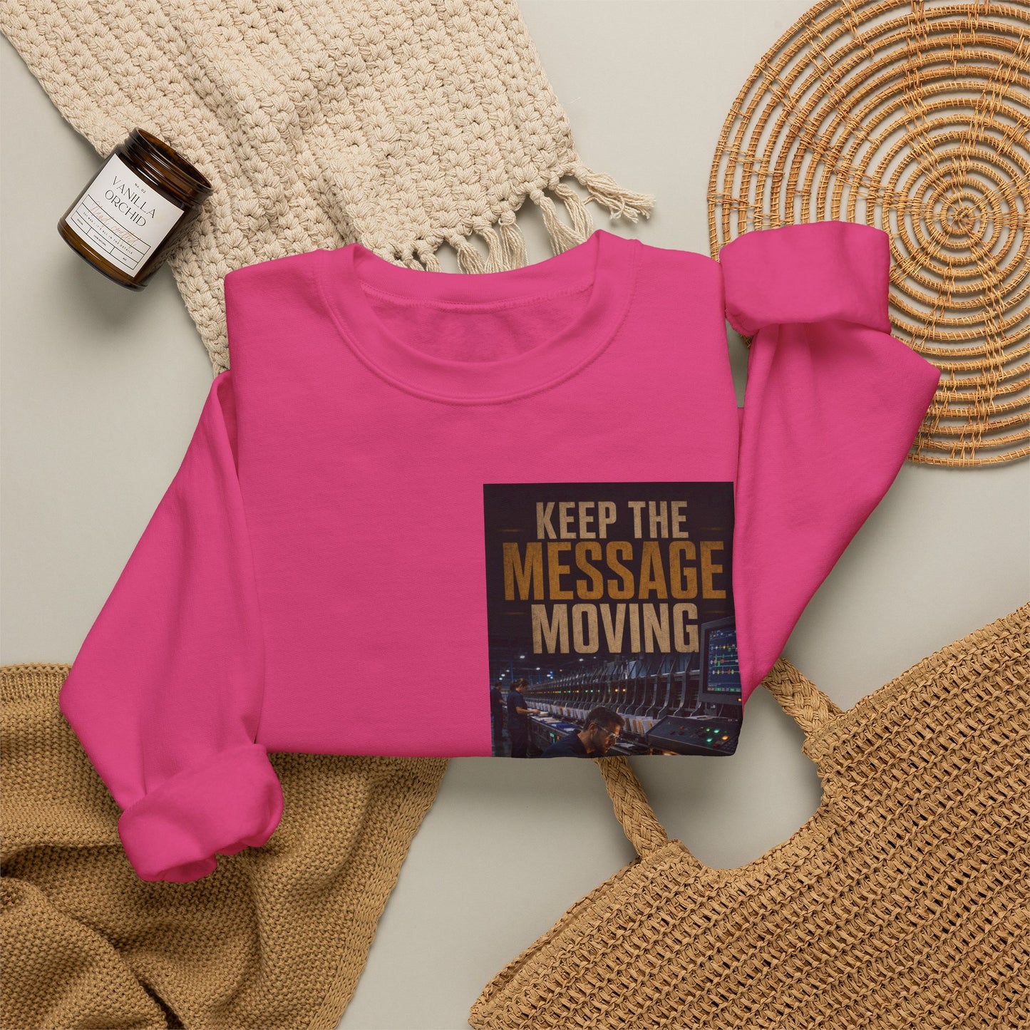 Postal Music — Keep the Message Moving — Core Crewneck Sweatshirt