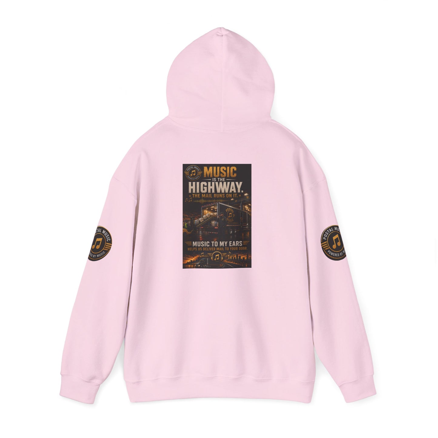 Postal Music — Music Is the Highway — Core Pullover Hoodie