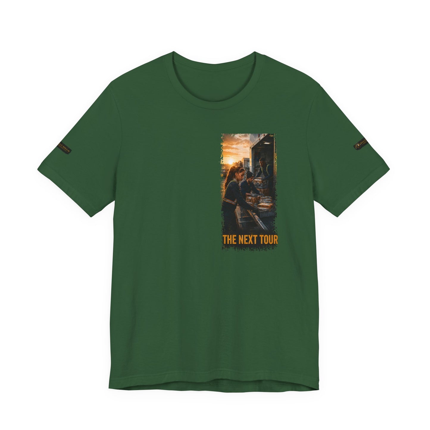 Postal Music — The Next Tour Premium Unisex T-Shirt — Color Group 3 of 11