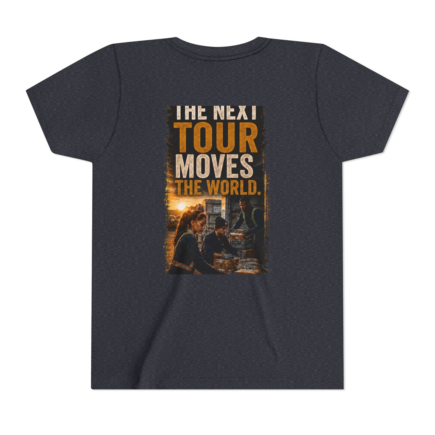 Postal Music — The Next Tour Youth T-Shirt — Color Group 1 of 2