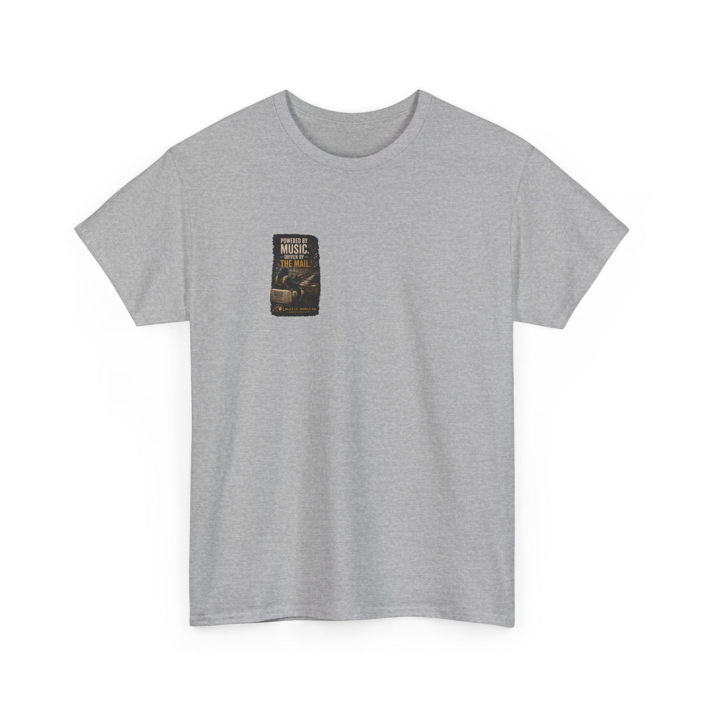 Postal Music - Powered by Music Premium T-Shirt - Colorways E