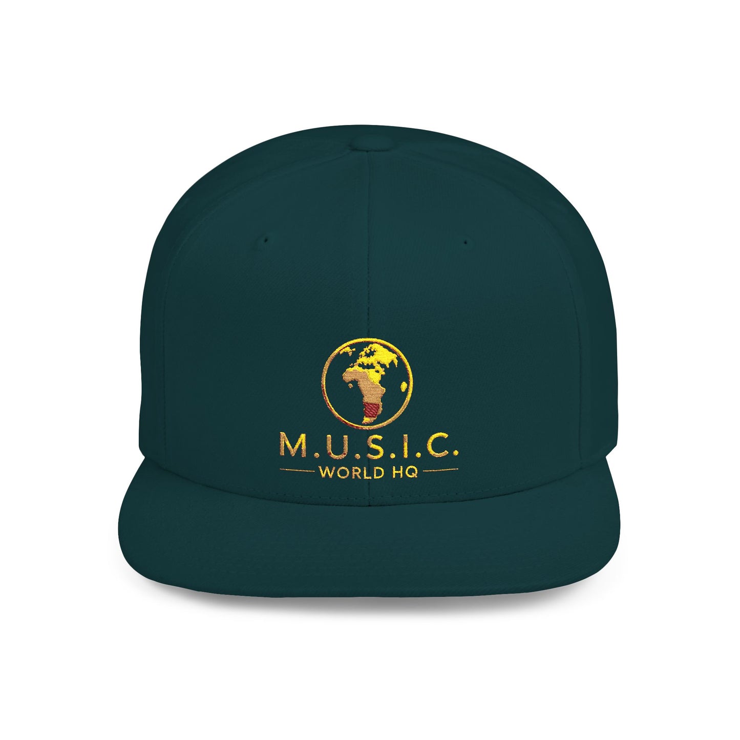 M.U.S.I.C. World HQ Heritage Premium Flat-Bill Snapback