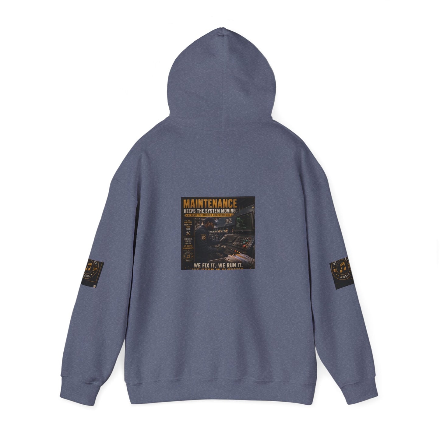 Postal Music — Maintenance Keeps the System Moving — Core Pullover Hoodie