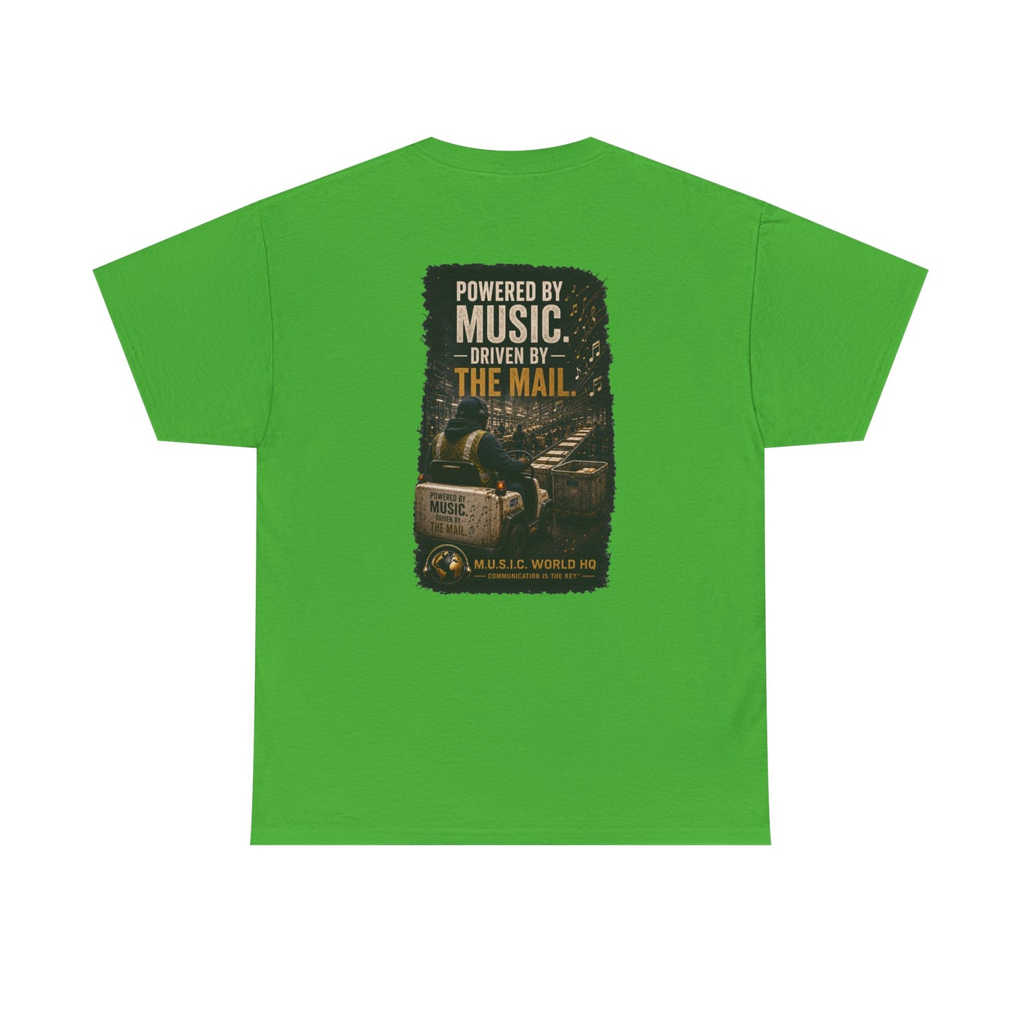 Postal Music - Powered by Music Premium T-Shirt - Colorways B