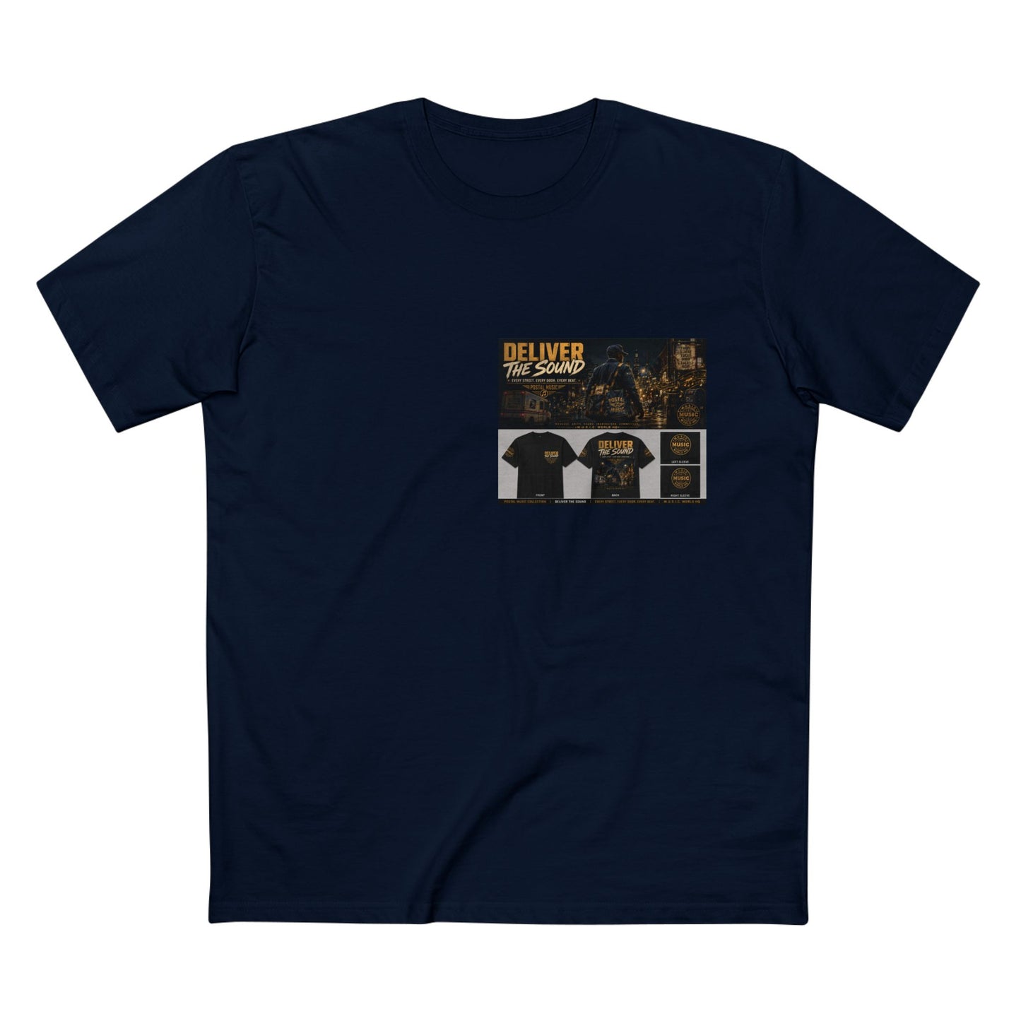Postal Music — Deliver the Sound — Streetwear T-Shirt