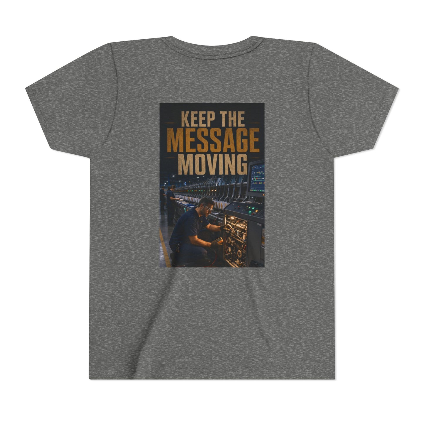 Postal Music — Keep the Message Moving — Youth T-Shirt