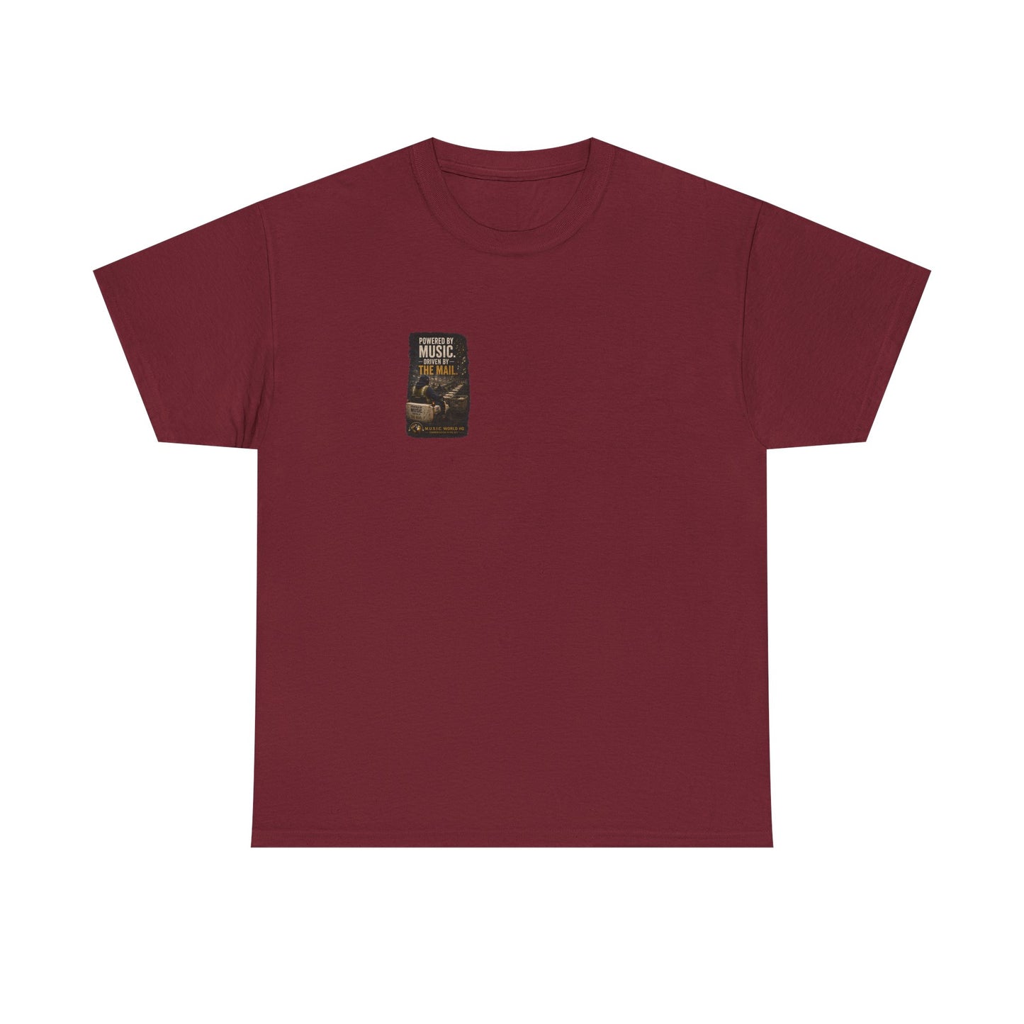 Postal Music - Powered by Music Premium T-Shirt - Colorways B