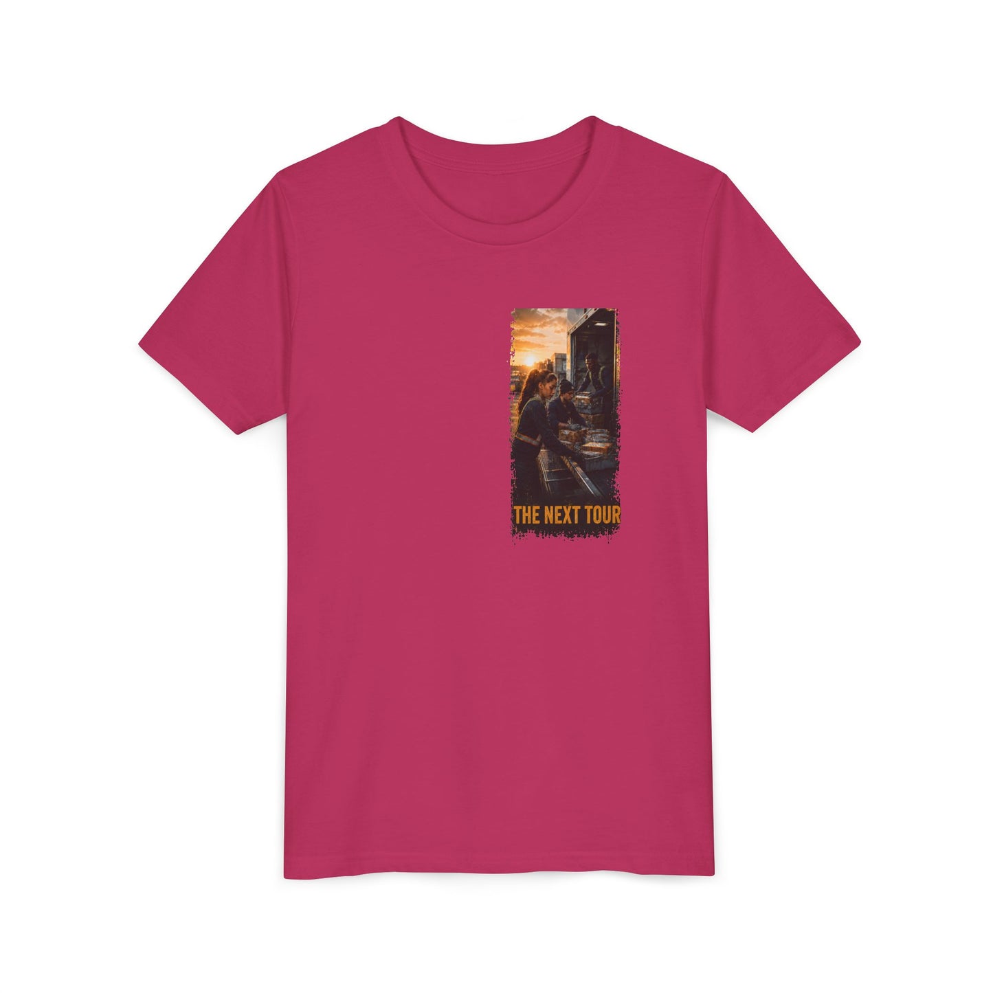 Postal Music — The Next Tour Youth T-Shirt — Color Group 1 of 2