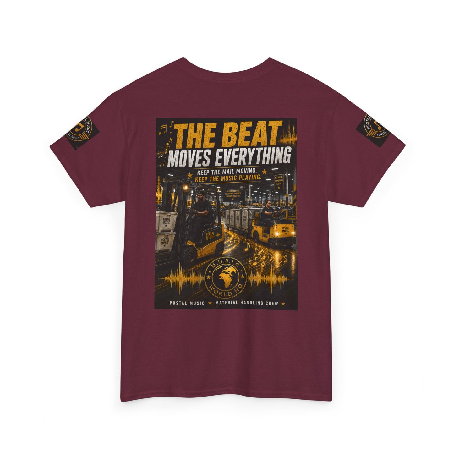 The Beat Moves Everything — Men's T-Shirt | Postal Music