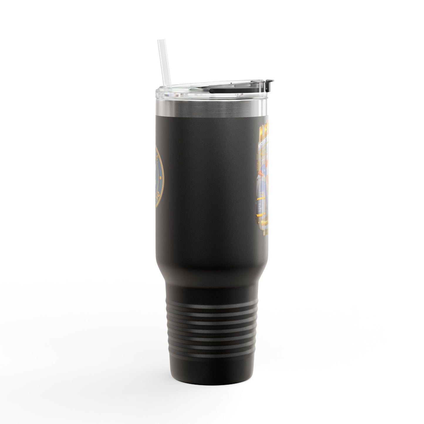 Postal Music - Level 7 Keeps the Rhythm Clean - Insulated Travel Tumbler 40oz