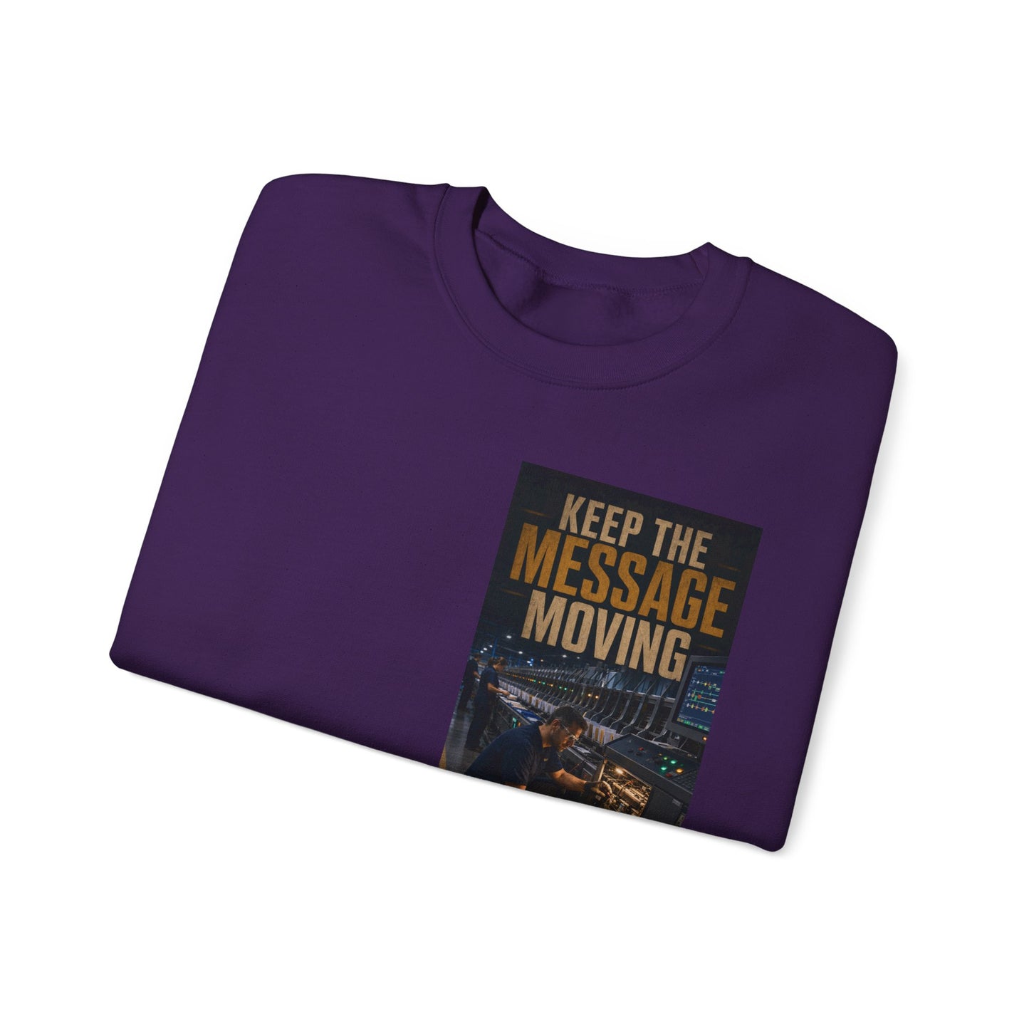 Postal Music — Keep the Message Moving — Core Crewneck Sweatshirt
