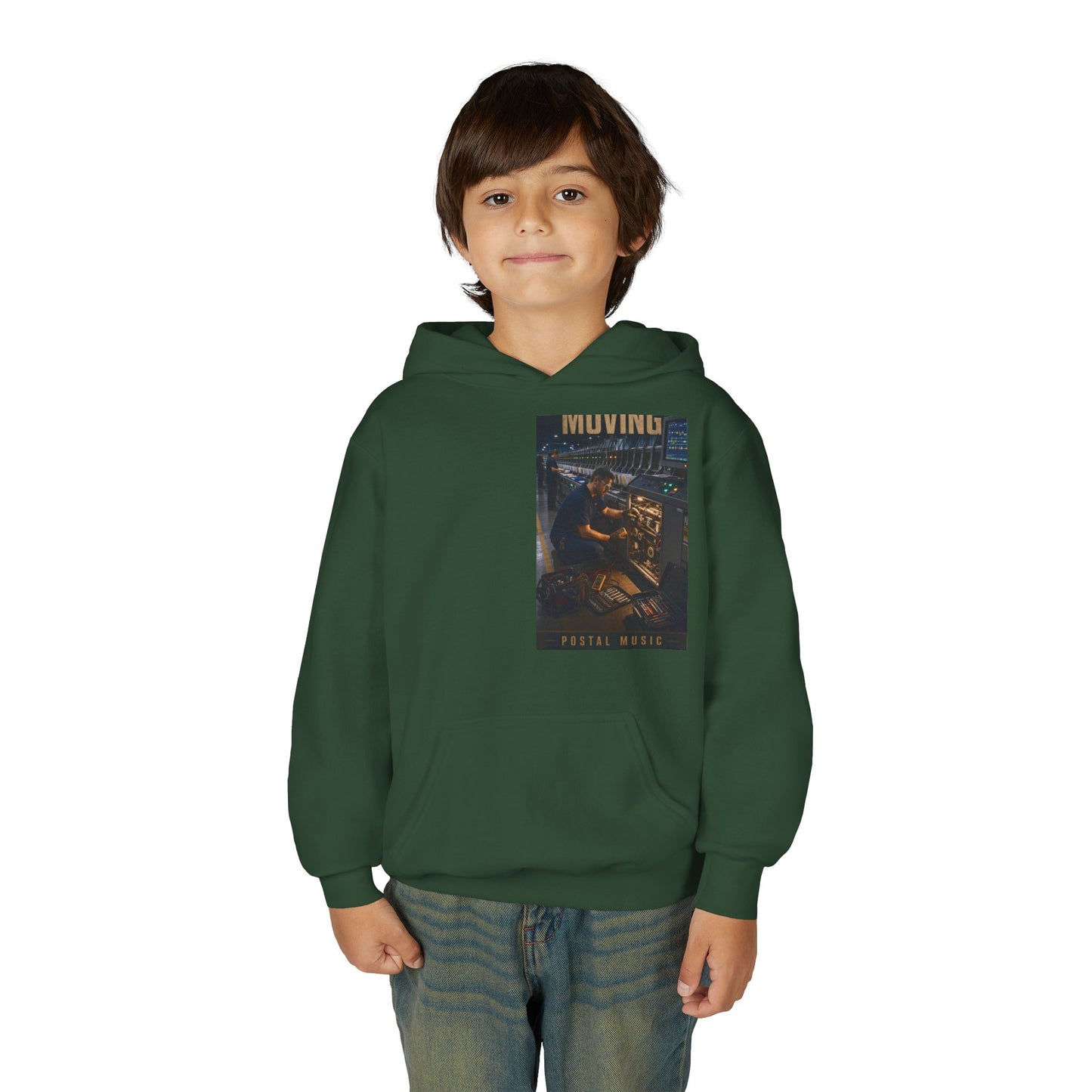 Postal Music — Keep the Message Moving — Youth Hoodie